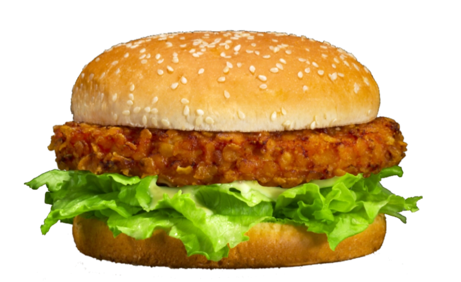 Chicken Burger ohne Beilagen