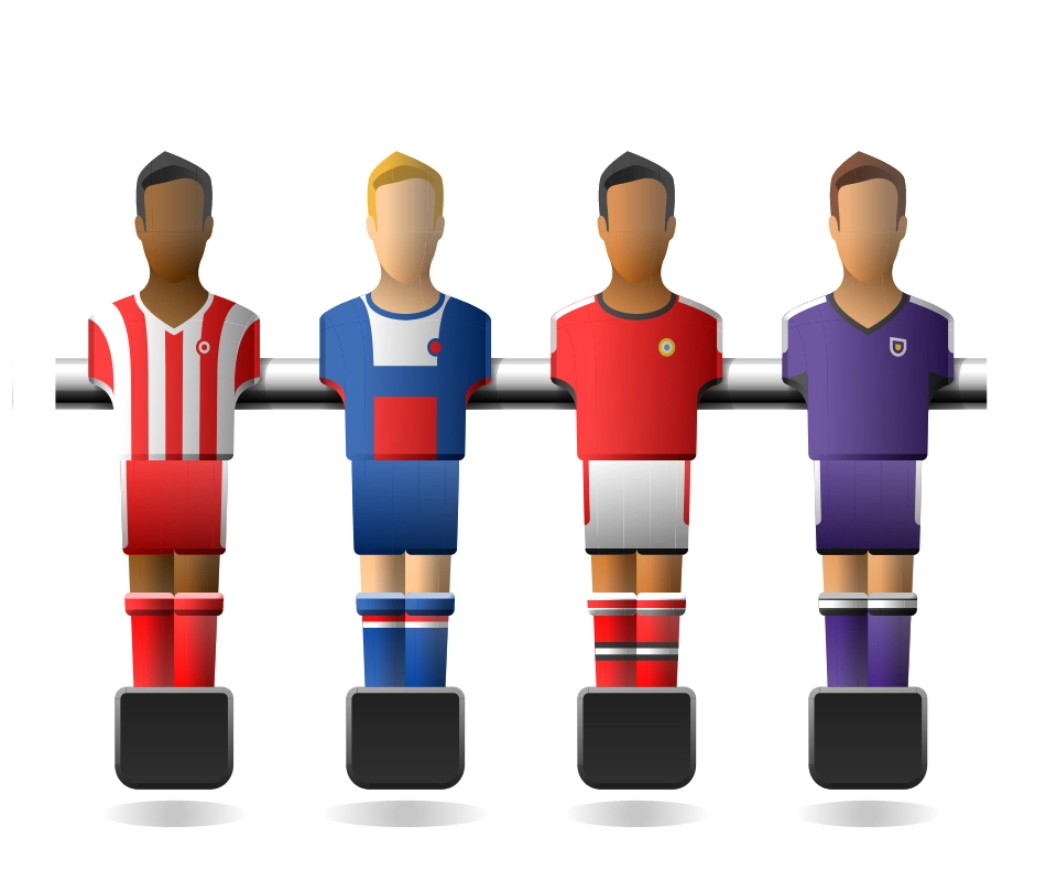 Tischfußball Spieler